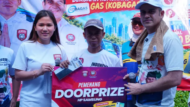 AMRI Berbagi Gas Gratis Bersama KOBAGAS, Ketum Partai Rakyat Indonesia Muhammad Nazaruddin Pimpin Langsung Kegiatan — Nasional