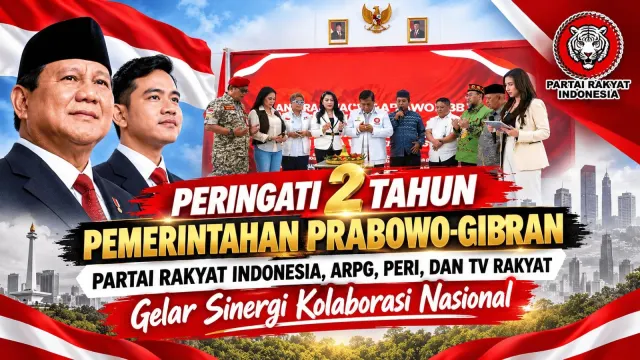 Peringati 2 Tahun Pemerintahan Prabowo-Gibran, Partai Rakyat Indonesia, ARPG, PERI, dan TV Rakyat Gelar Sinergi Kolaborasi Nasional — News