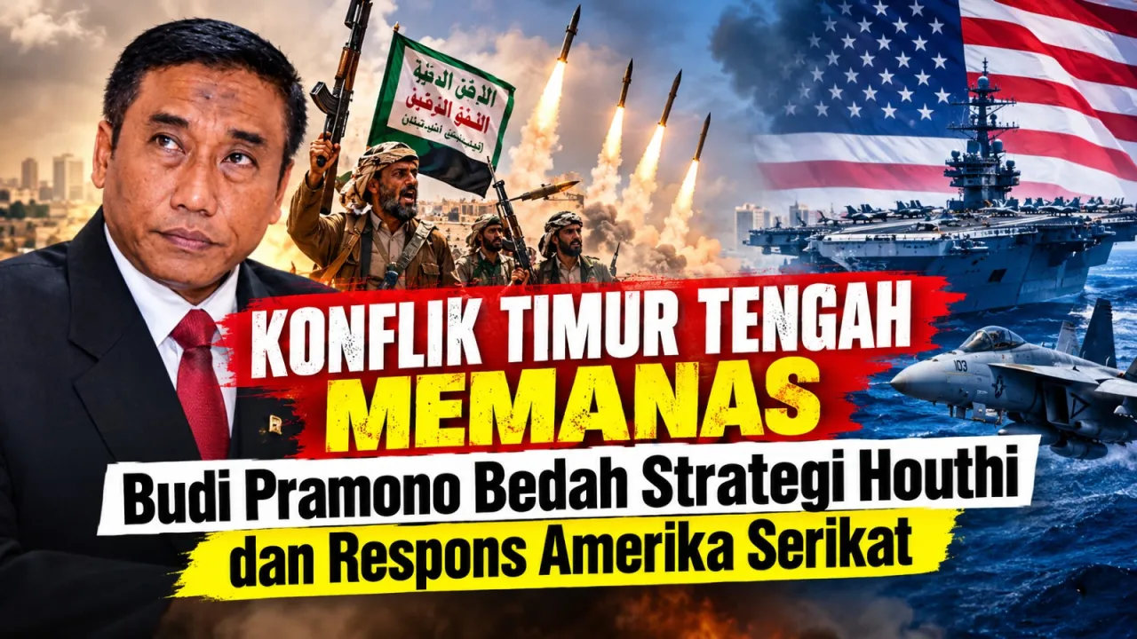 Konflik Timur Tengah Memanas, Budi Pramono Bedah Strategi Houthi dan Respons Amerika Serikat — Internasional